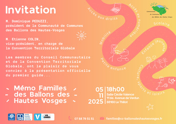 Soirée de présentation du Mémo Familles 2025