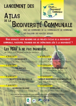 Présentation des Atlas de la Biodiversité Communale