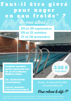 Ouverture piscine communautaire Le Thillot 