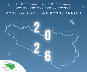 La CCBHV vous souhaite une bonne année 2026 !