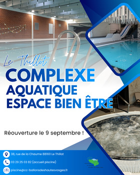 INFO COMPLEXE AQUATIQUE INTERCOMMUNAL FERME
