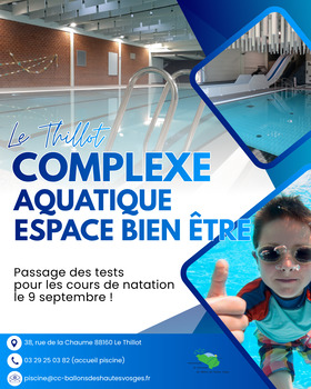 TEST COURS DE NATATION