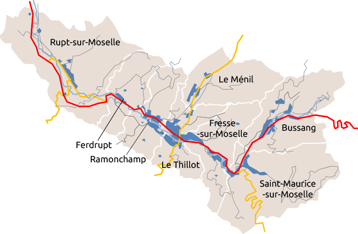 Carte CC des Ballons des Hautes Vosges